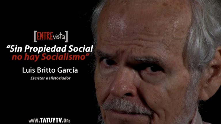 [VIDEO] “Sin Propiedad Social no hay Socialismo.” Entrevista a Luis Britto García