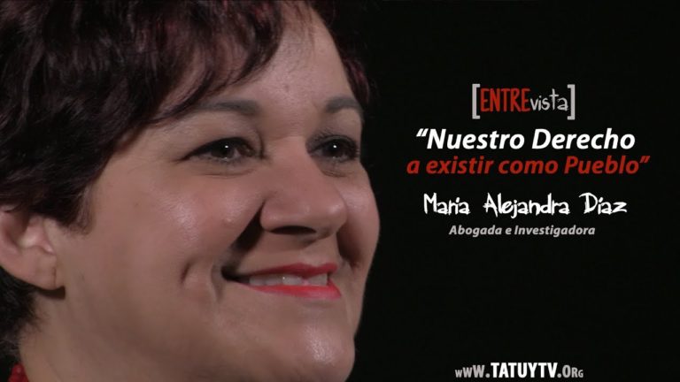 [VIDEO] «Nuestro derecho a existir como Pueblo». Entrevista a María Alejandra Díaz