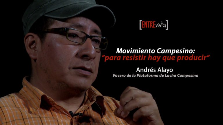 [VIDEO] «Para resistir hay que producir». Entrevista a Andrés Alayo