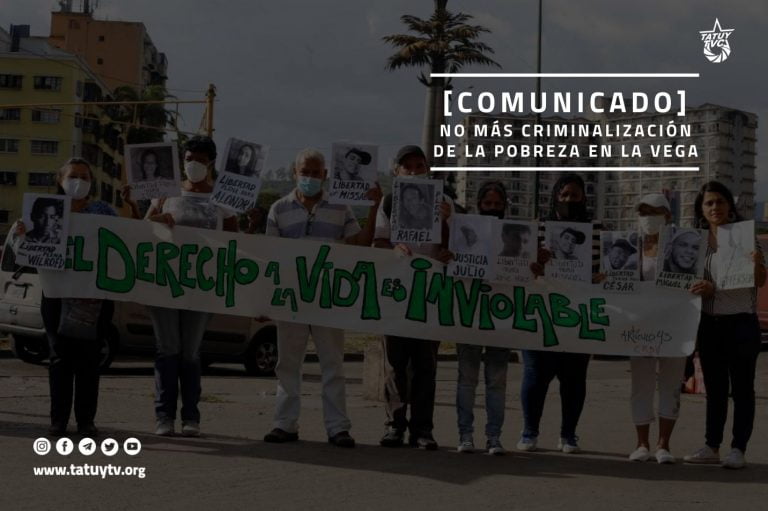 [COMUNICADO] No más criminalización de la pobreza en La Vega