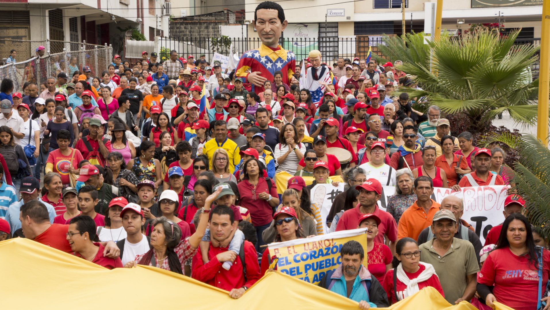 [FOTOS]Mérida: Pueblo marcha en contra de la agresión imperialista