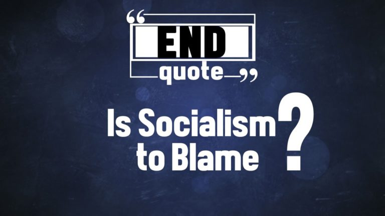 [END QUOTE] Is Socialism to Blame? (English subtitles)