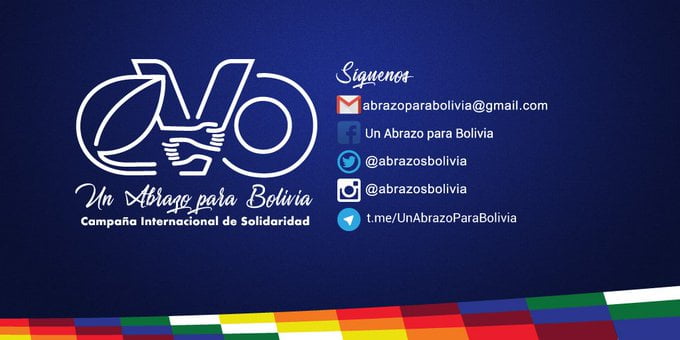 [CAMPAÑA] El mundo expresa su solidaridad con "Un Abrazo Para Bolivia"