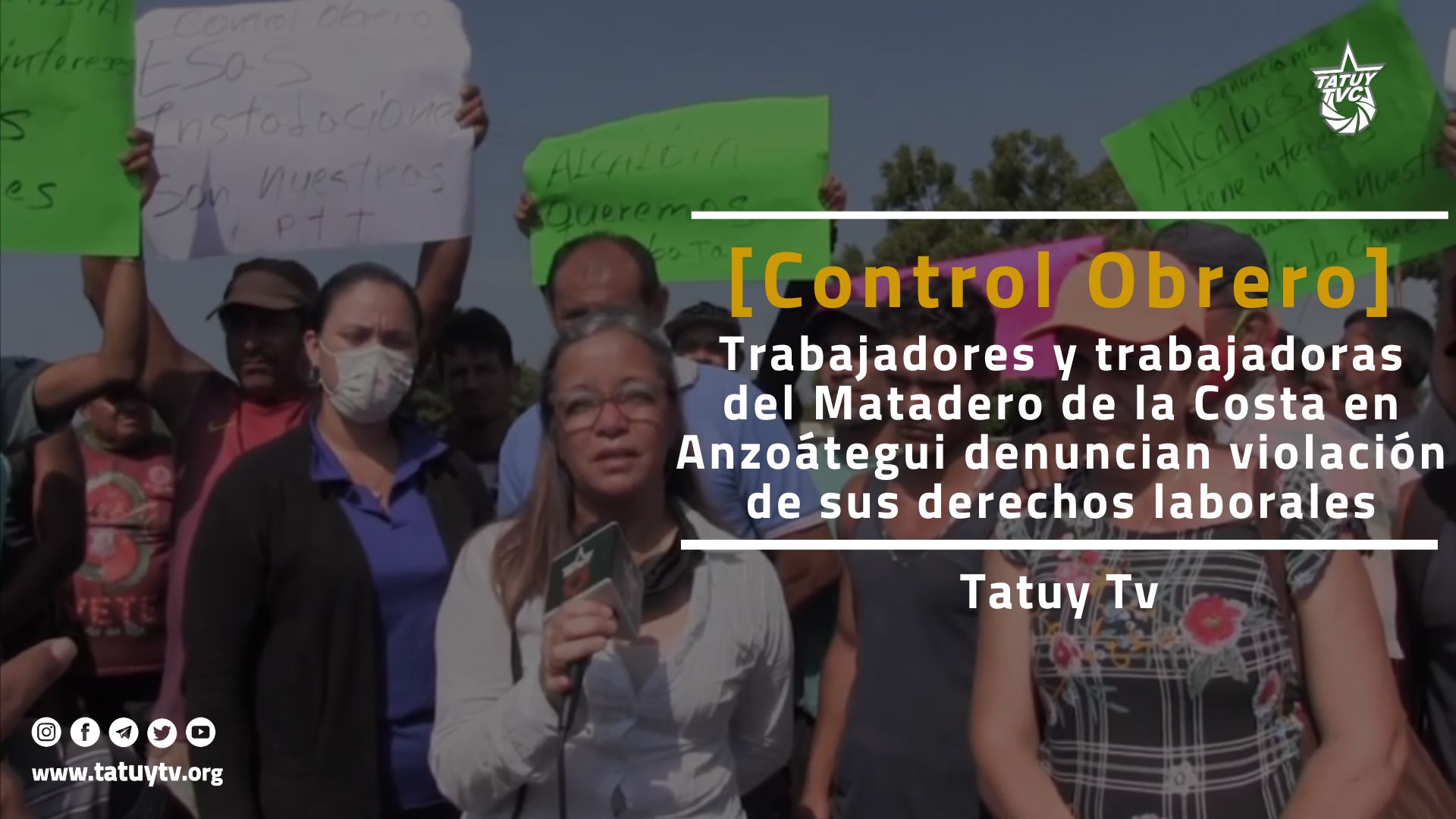 [LUCHA OBRERA] Trabajadores/as del Matadero de la Costa en Anzoátegui denuncian violación de derechos laborales