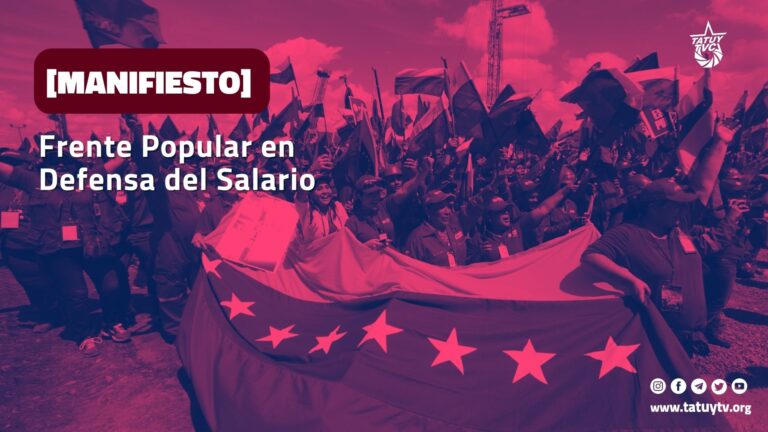 [MANIFIESTO] Frente Popular en Defensa del Salario